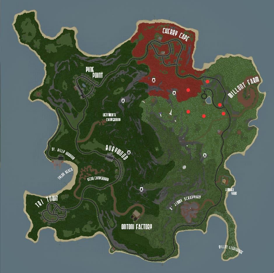 Unturned Buak Best Base Locations Mansion