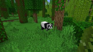 To tame a panda in Minecraft lure it to a pen with bamboo.