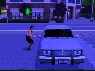 Kleptomaniac stealing a car