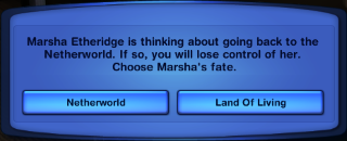 Release a ghost to the Netherworld in Sims 3