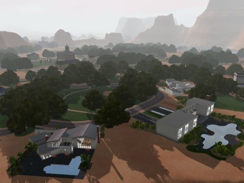 If you like Las Vega Luck Palms is the best world in Sims 3 for you.