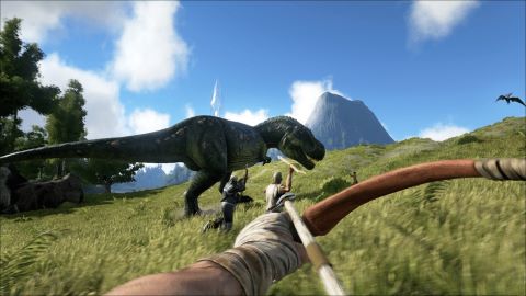 Ark: Survival Evolved T-Rex fight