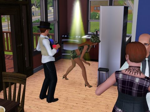 Bachelor Party with dancer.