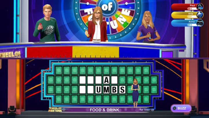 Wheel of Fortune Puzzle Nintendo Switch